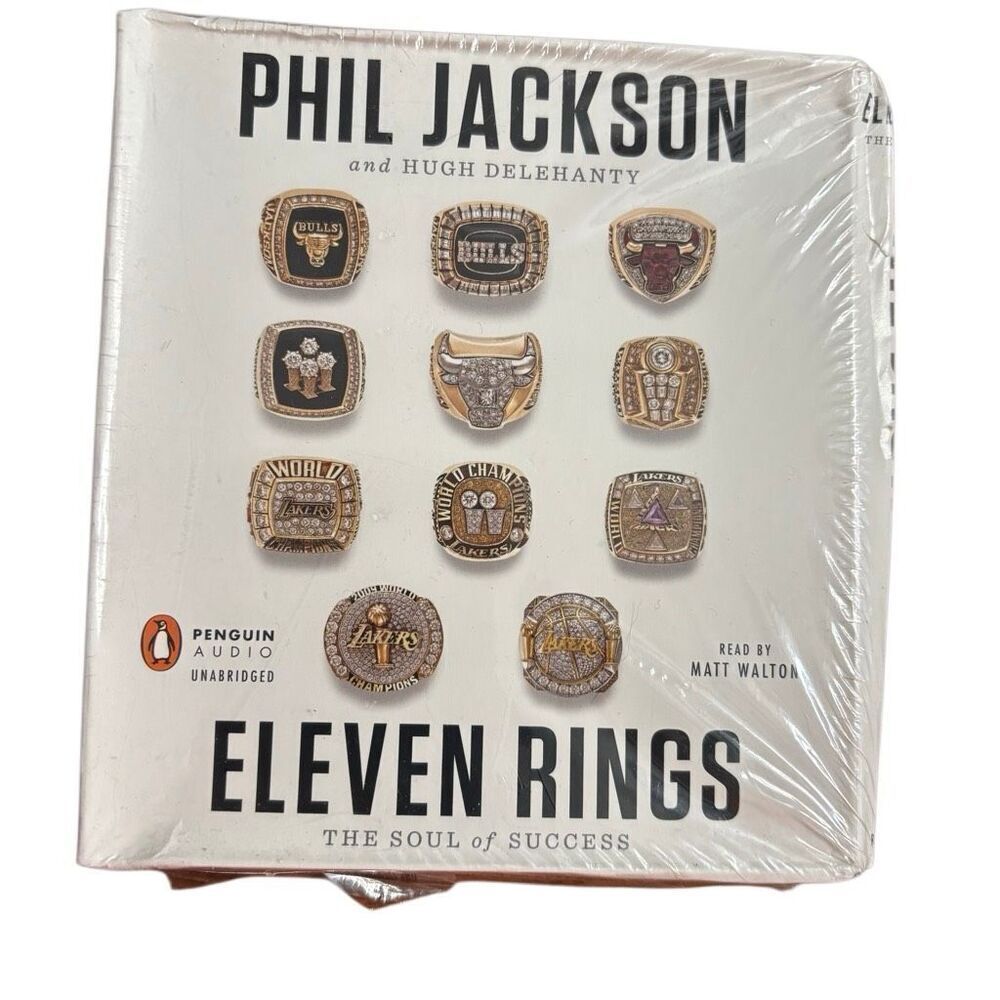 Phil Jackson Eleven Rings The Soul Of Success Audio Book *New*